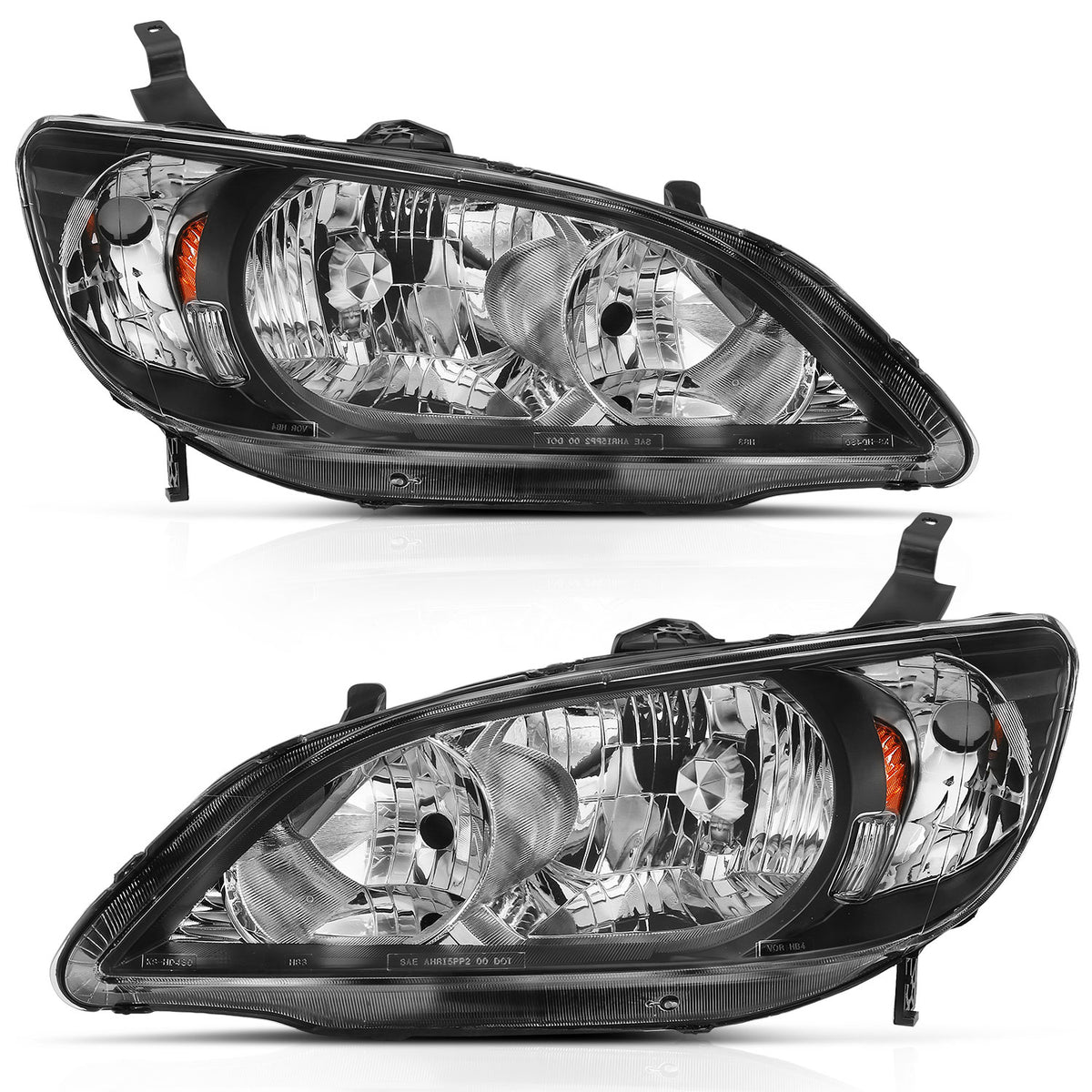 2004-2005 Honda Civic Crystal Headlights