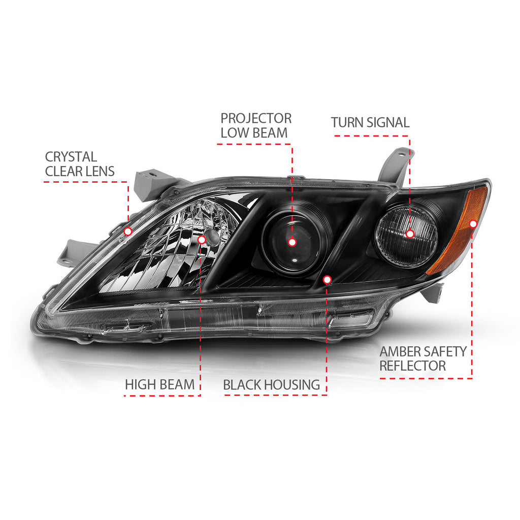 2007-2009 Toyota Camry Projector Headlights