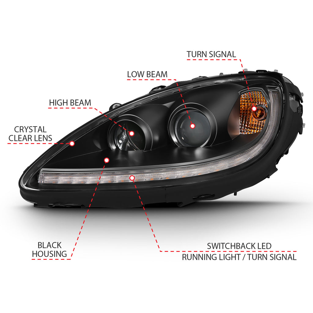 2005-2013 Chevrolet Corvette Projector Headlights
