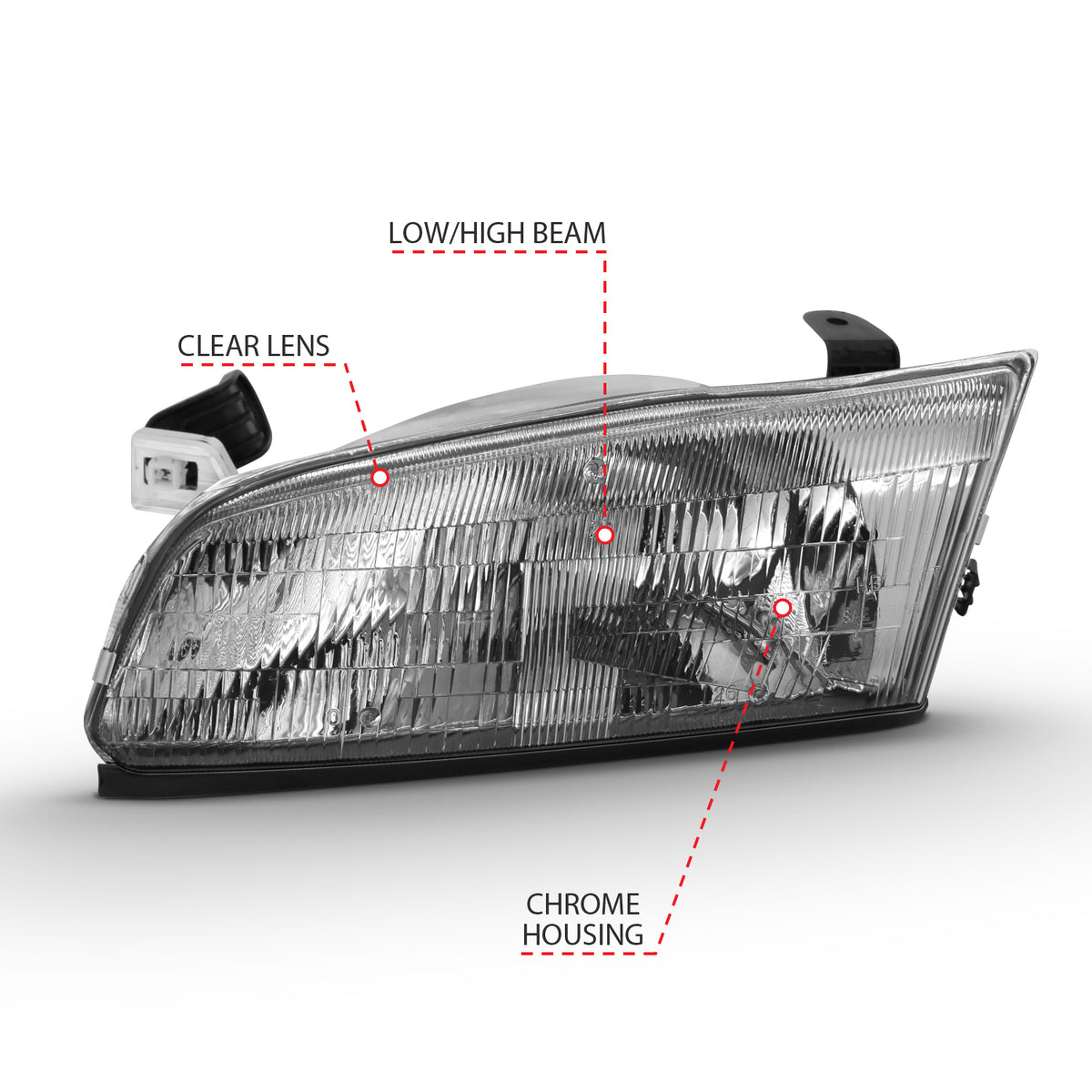 1997-1999 Toyota Camry Crystal Headlights