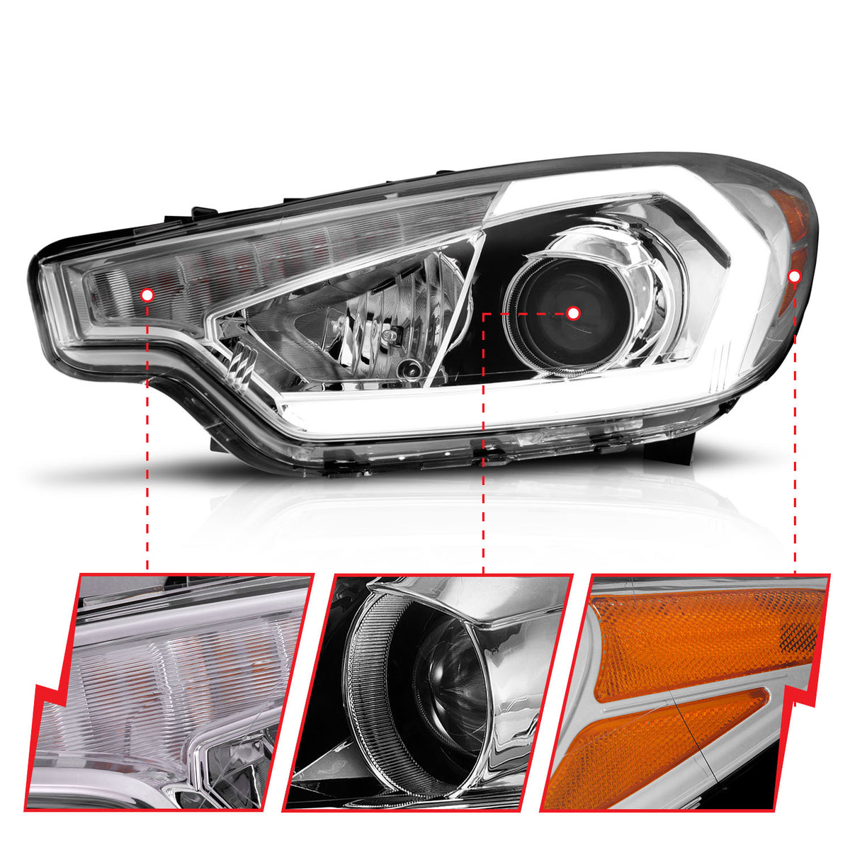 2014-2016 Kia Forte Projector Headlight
