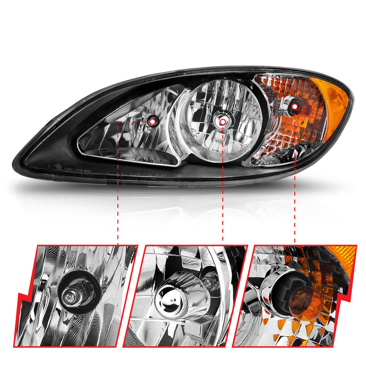 2008-2016 International ProStar Commercial Truck Headlight