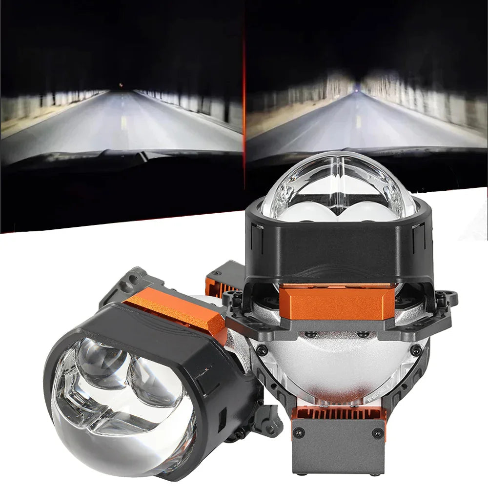 Auxbeam 3 Inch 144W 6000K Hyperboloid Bi-LED Projector Lens Headlight