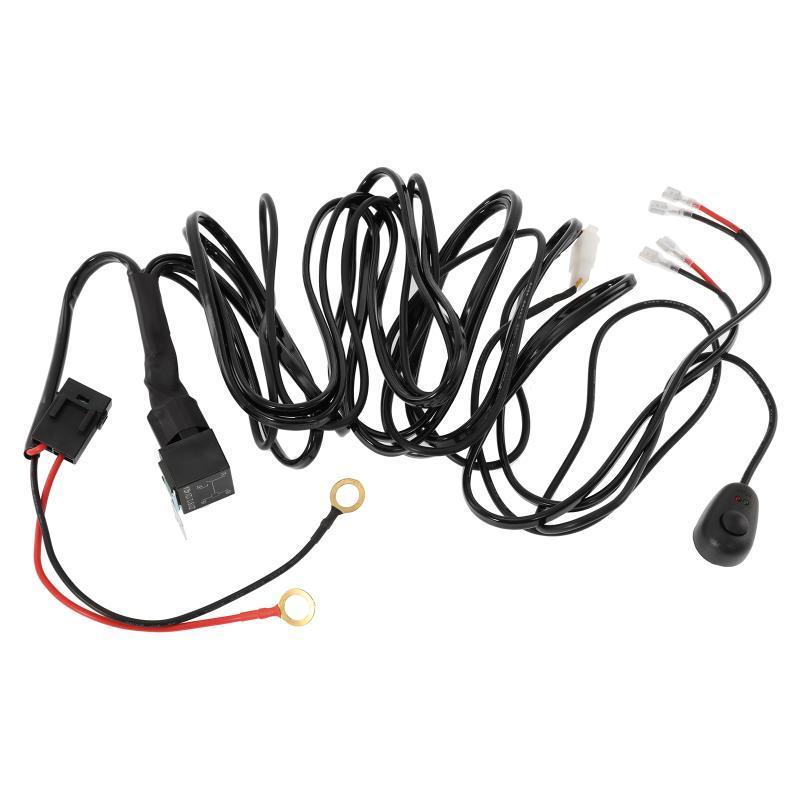LED Light Bar Wiring Harness Kit with Fuse 12V 40A Relay ON/OFF Switch