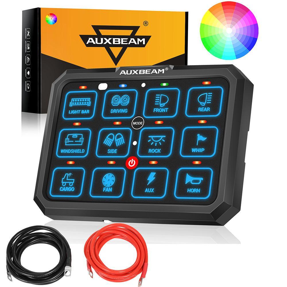 Auxbeam RGB Series 12 Gang (RB120) RGB Switch Panel
