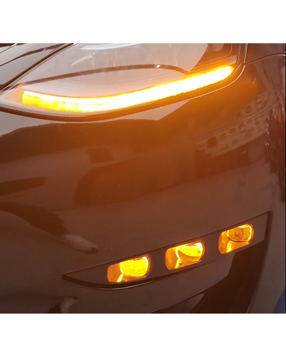 Auxbeam LED Fog Light Assembly for 2021-2024 Tesla Model Y