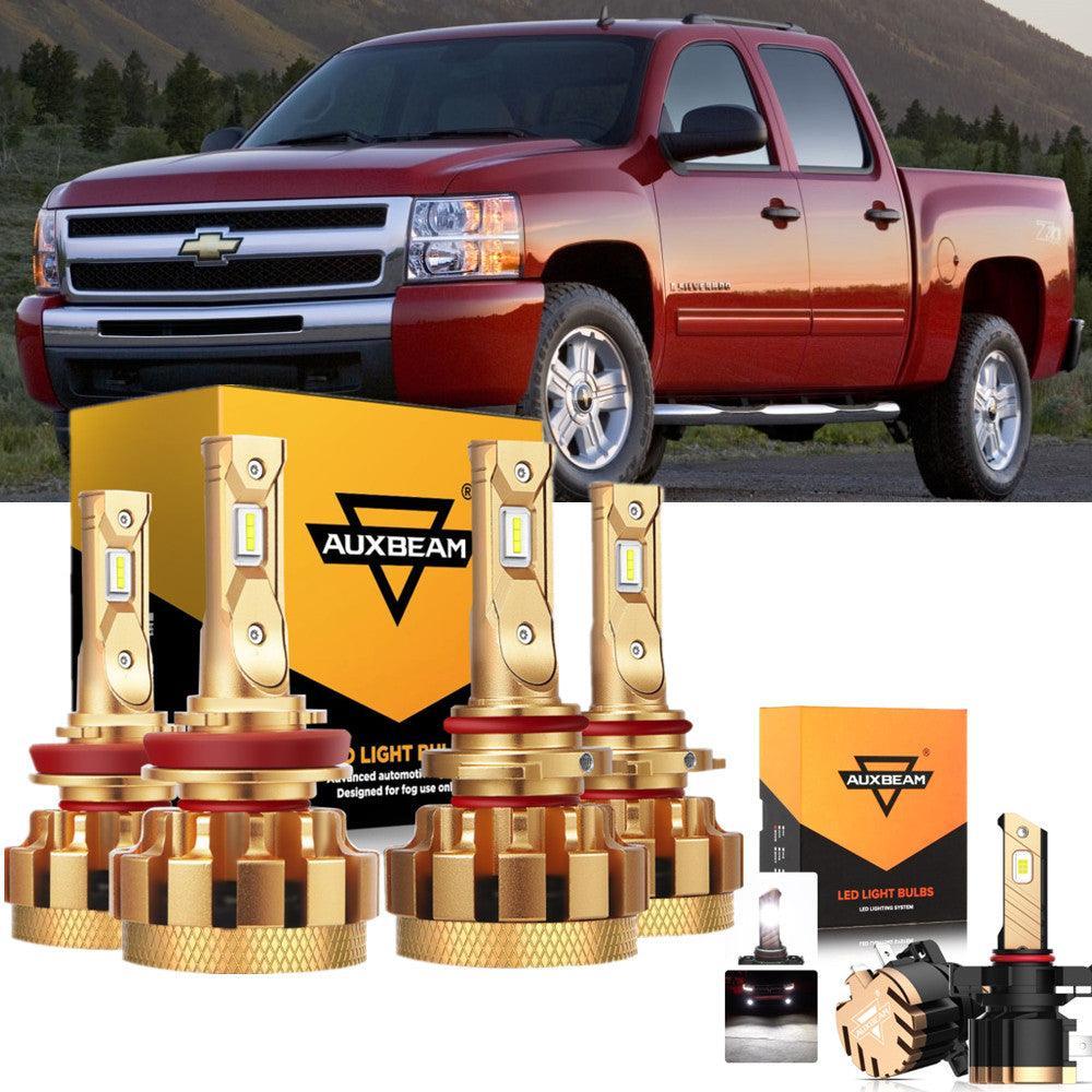 Auxbeam F-16 Plus Series LED High/Low Beam Bulb Bundle for 2007-2015 Chevrolet