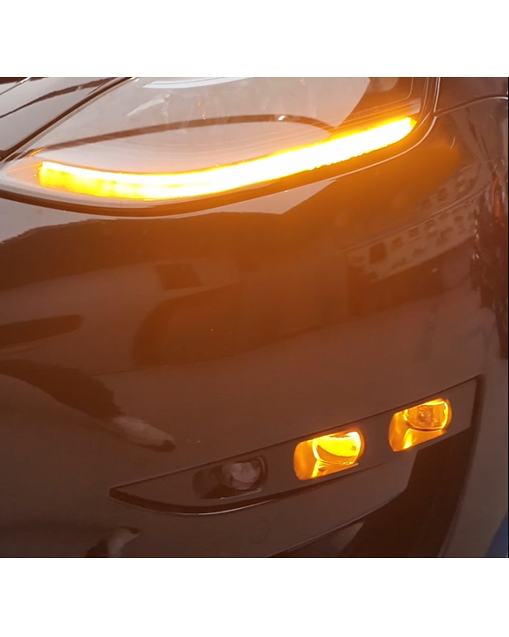 Auxbeam LED Fog Light Assembly for 2021-2024 Tesla Model Y