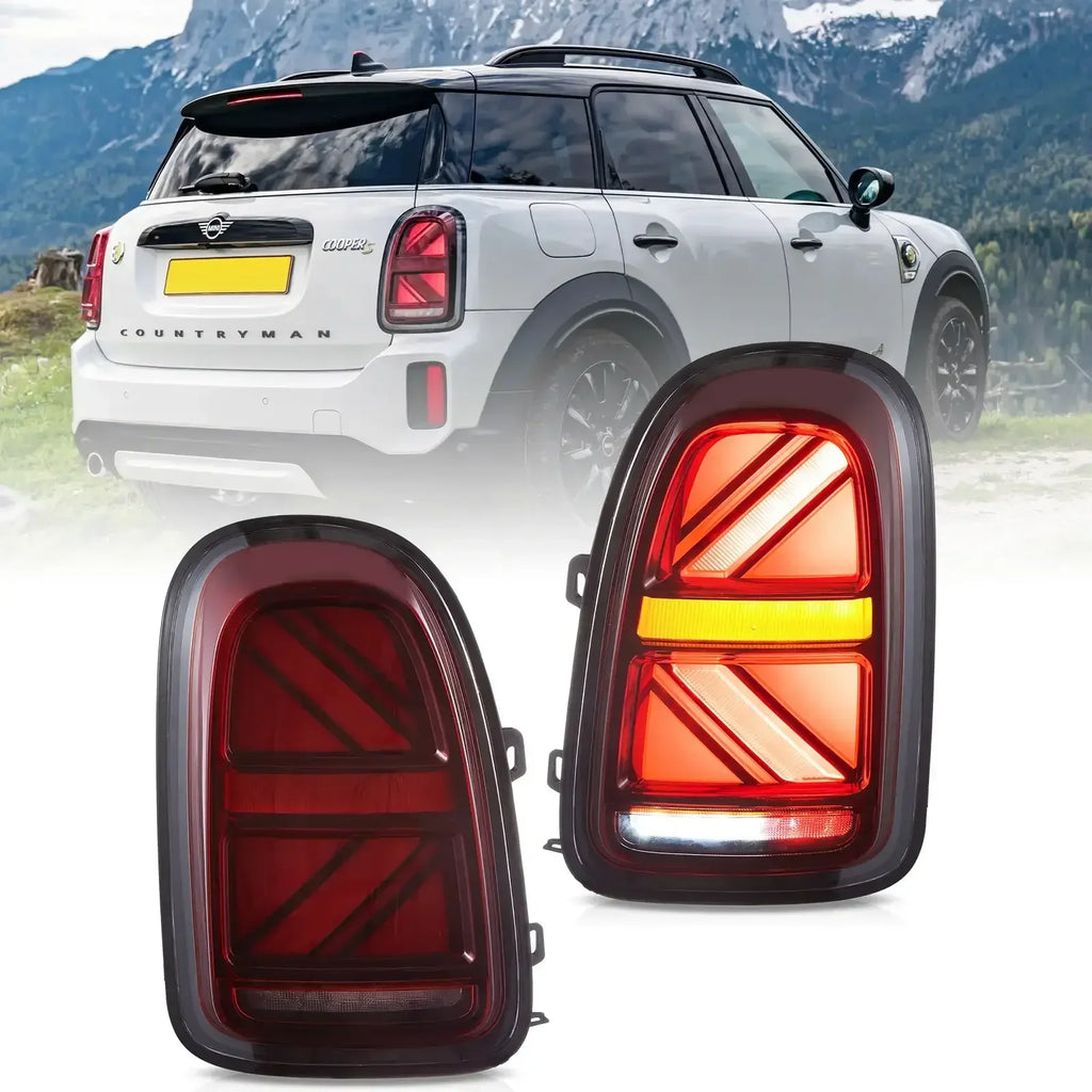 Vland LED Tail Lights Assembly for 2017-2023 BMW Mini Countryman F60