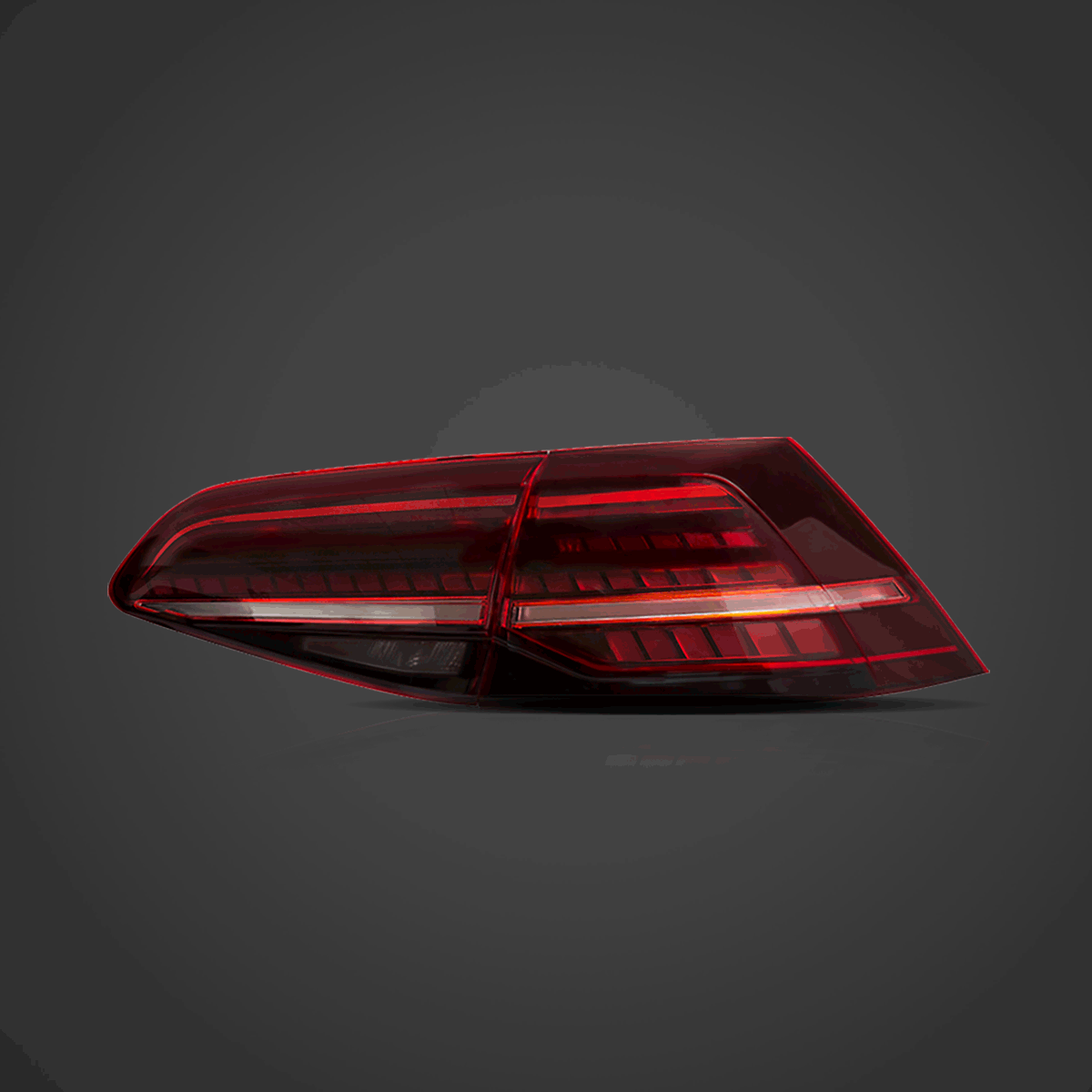 Vland LED Tail Light Assembly for 2013-2021 Volkswagen Golf MK7 MK7.5 Hatchback