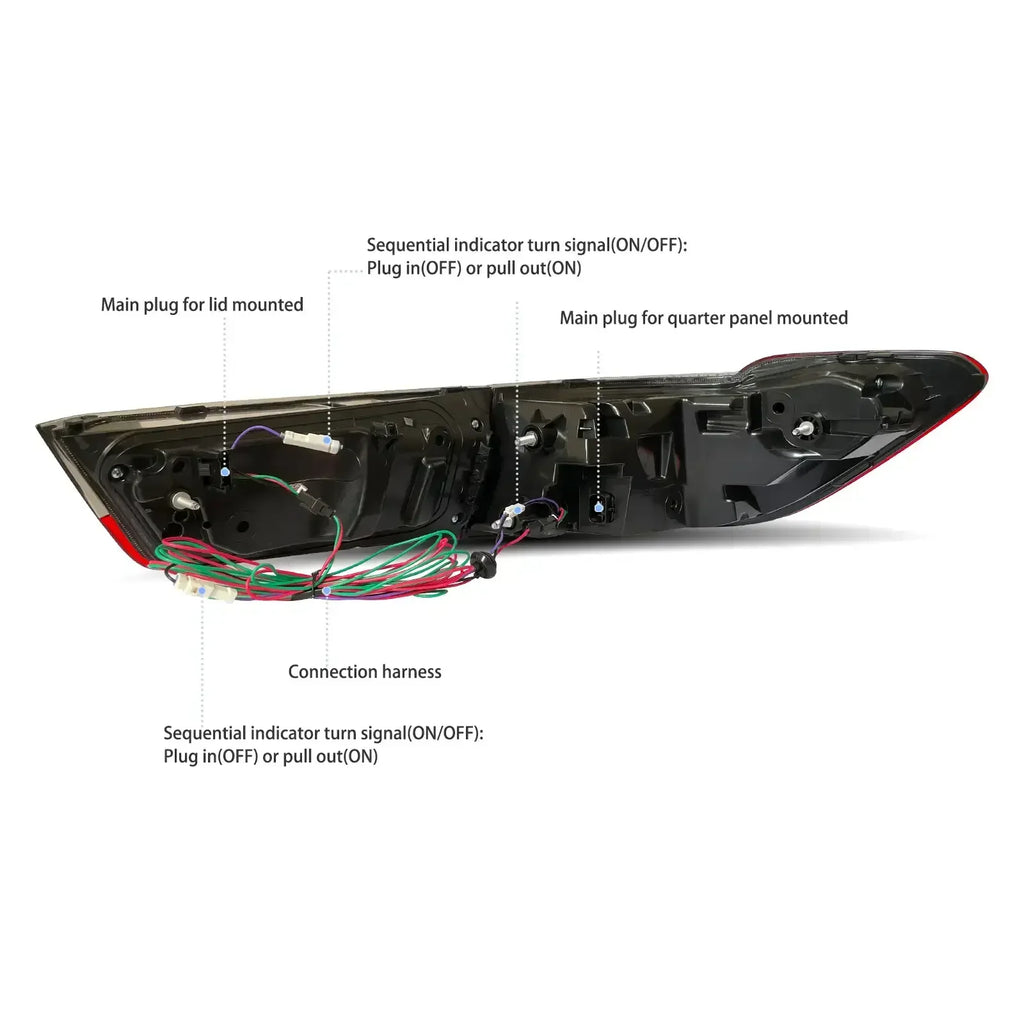 Vland LED Laser Tail Lights Assembly CSL Style for 2019-UP BMW 3-Series G20/G80