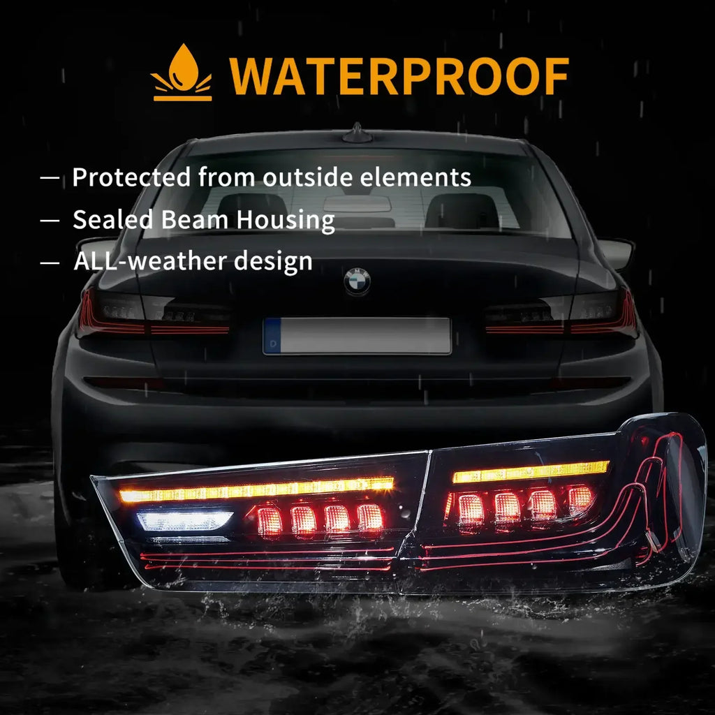 Vland LED Laser Tail Lights Assembly CSL Style for 2019-UP BMW 3-Series G20/G80