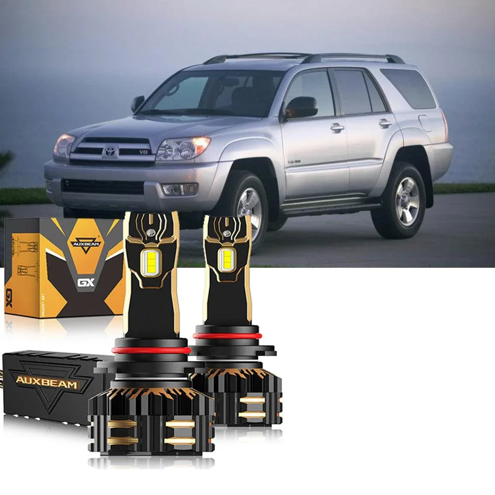 Auxbeam LED Headlight Bulbs Bundle for 2003-2004 Toyota 4Runner 9005 9006