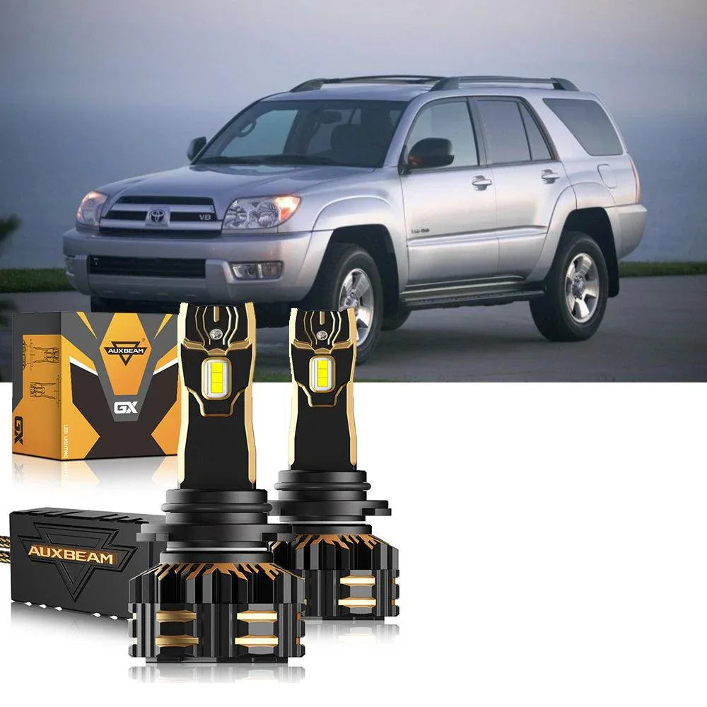 Auxbeam LED Headlight Bulbs Bundle for 2003-2004 Toyota 4Runner 9005 9006