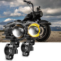 Auxbeam Motorcycle LED Spotlight Light 3+5 for 1999 Harley Road King Classic
