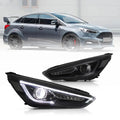 Vland LED Headlight Assembly for 2015-2018 Ford Focus 3rd Gen Mark III Facelift