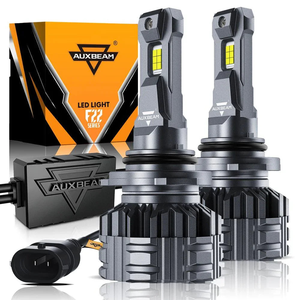Auxbeam 9006 LED Headlight Bulbs 110W F22 Series 2 Bulbs
