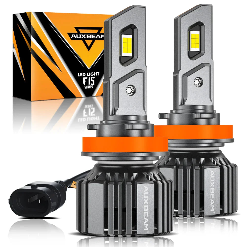 Auxbeam Smaller Size F15 Series 90W LED Headlight Bulbs