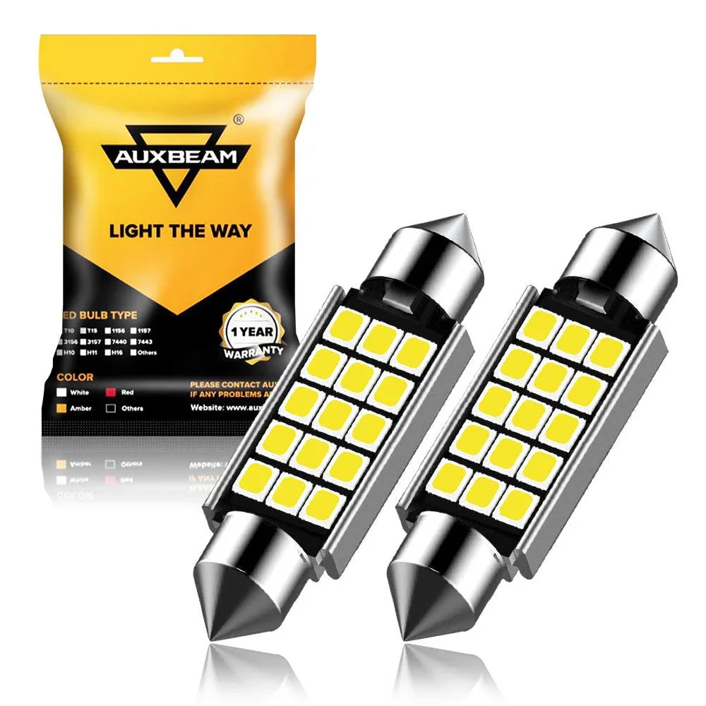 Auxbeam 41MM 578 211-2 212-2 214-2 1.61" Festoon LED Interior/Dome/Map/License