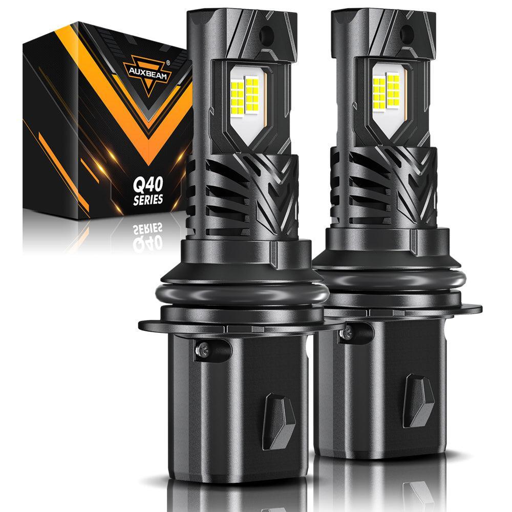 Auxbeam 9004/HB1 LED Headlight Bulbs Q40 Series Ultra- 120W 2 Bulbs