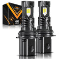 Auxbeam 9004/HB1 LED Headlight Bulbs Q40 Series Ultra- 120W 2 Bulbs