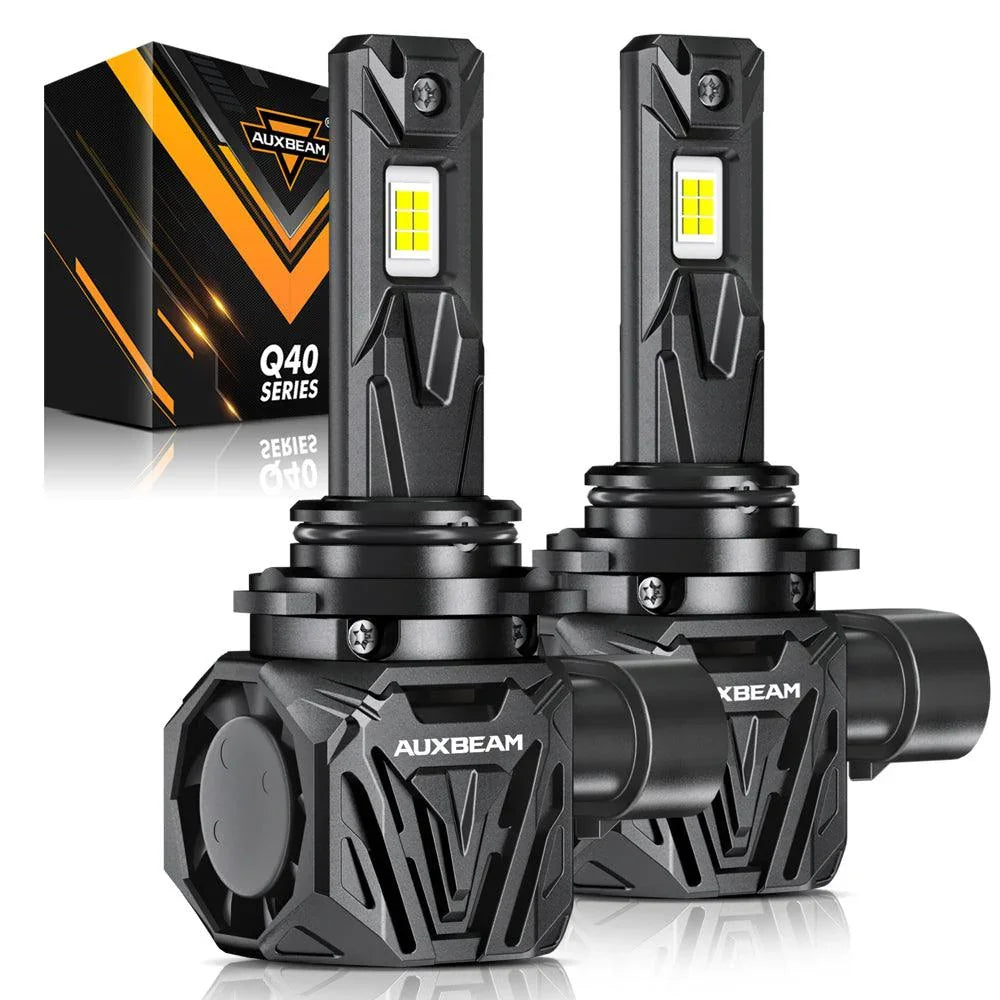 Auxbeam 9006/HB4 LED Headlight Bulbs Q40 Series Ultra- 120W 2 Bulbs