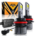 Auxbeam 9007/HB5 LED Headlight Bulbs 90W F15 Series Smaller Size 2 Bulbs