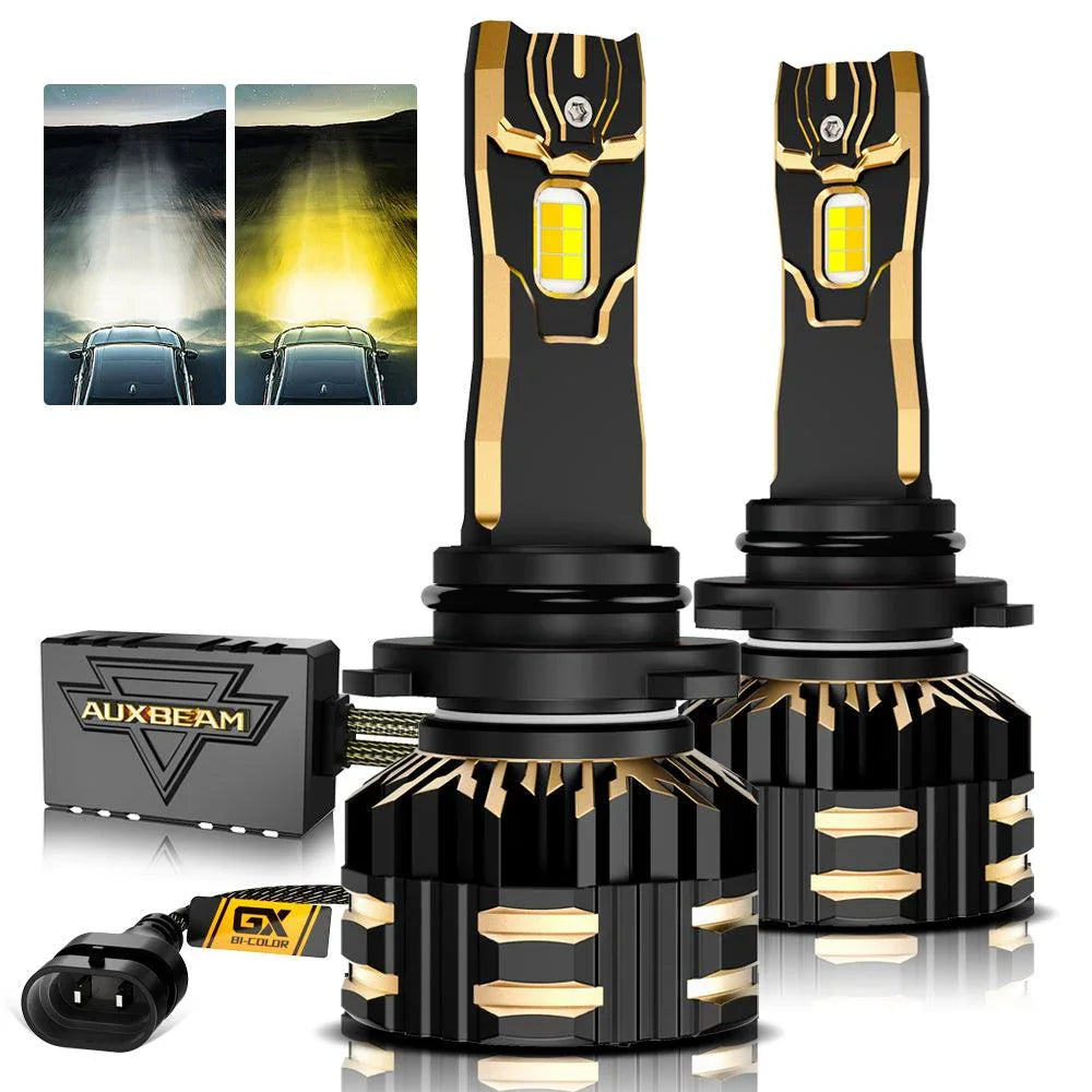 Auxbeam 9006/HB4 LED Bulb Fog Lights/Low Beam Lights 110W GX Bi-Color Series
