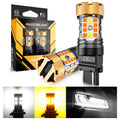 Auxbeam 3157 US-CK LED Front Turn Signal & DRL Light Bulbs 50W Dual Color