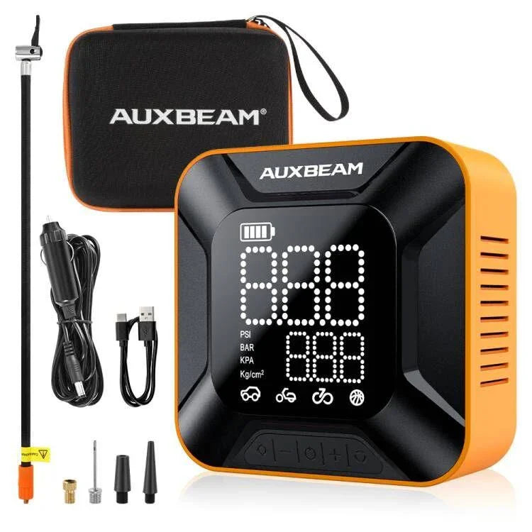 Auxbeam Model-H6 28mm Cylinder Portable Car Tire Inflator Air Compressor Pump