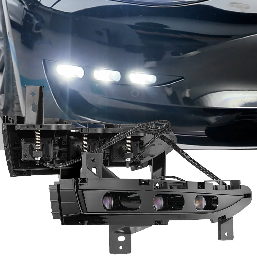 Auxbeam LED Fog Light Assembly for 2021-2024 Tesla Model Y