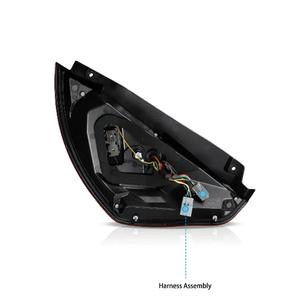 Vland LED Tail Light Assembly for 2009-2017 Ford Fiesta Hatchback
