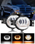 Auxbeam LED Fog Light Assembly for Dodge Ram 1500 2002-2008, Dodge Ram 2500/3500