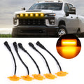 Auxbeam LED Front Grille Lights Raptor Style Amber Light Universal Car