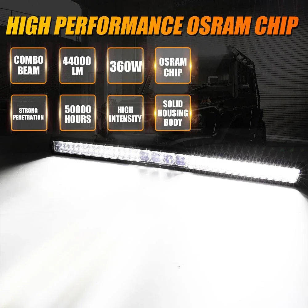 Auxbeam 42 Inch 5D-PRO Series LED Light Bar for Ford Bronco 2/4 Door 2021 2022
