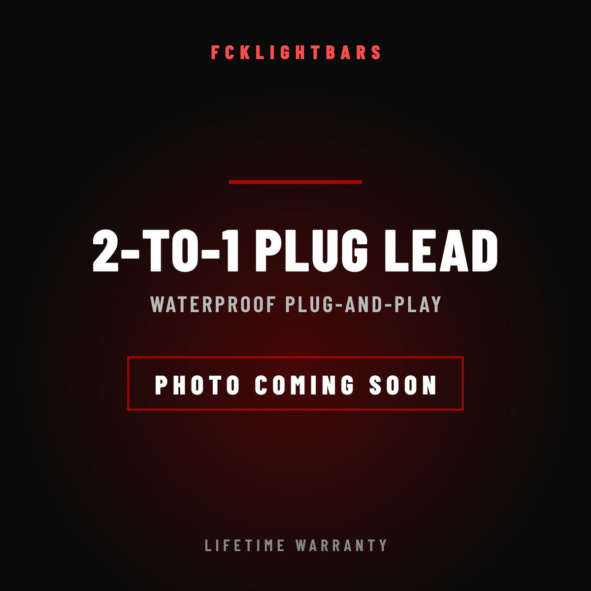 2-to-1 Plug Lead - photo coming soon
