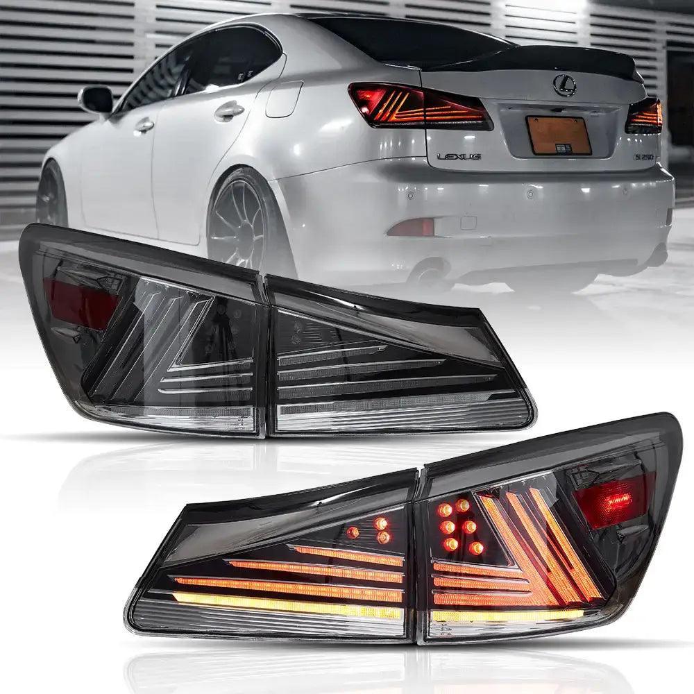 Vland LED Tail Lights Assembly Version for 2006-2013 Lexus IS 2nd Gen (XE20)