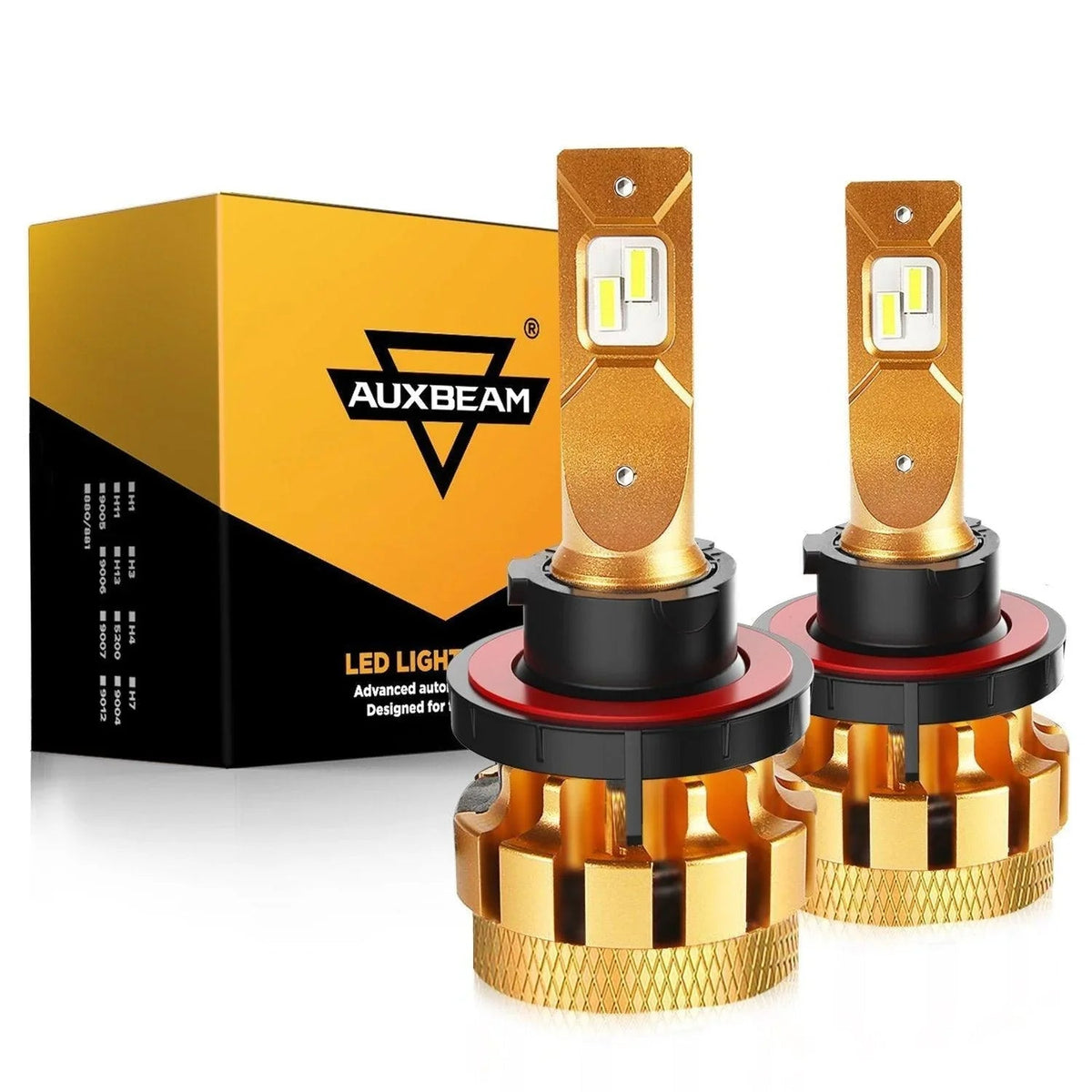 Auxbeam For Ford Focus F-16 Plus Series LED High/Low Beam Bulb Bundle