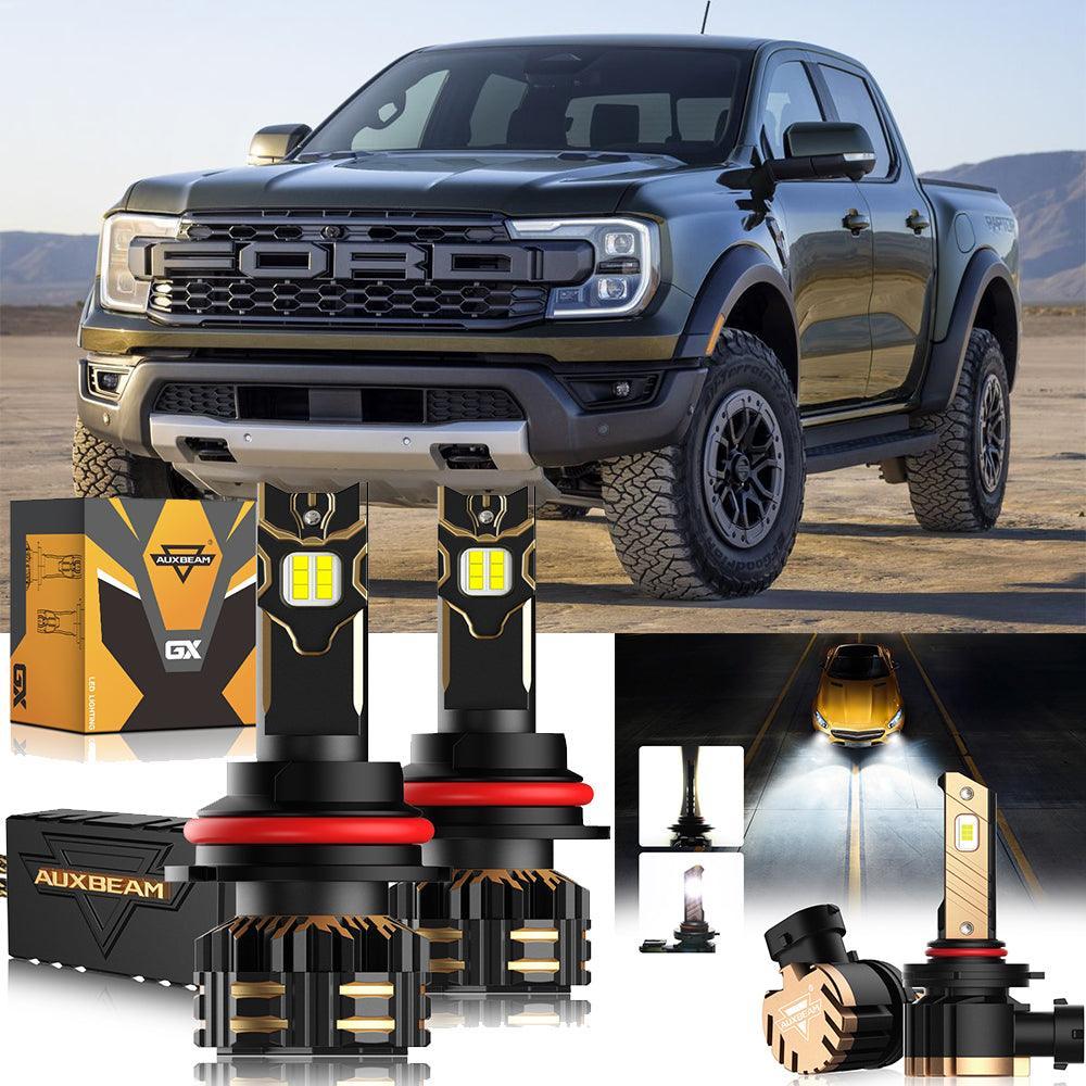 Auxbeam LED Headlight Bulbs for 2001-2004 Ford Ranger 9007