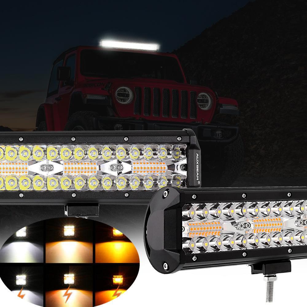 Auxbeam Series 3 Inch/4Inch/7Inch/12Inch/20Inch White&Amber LED Light Bar