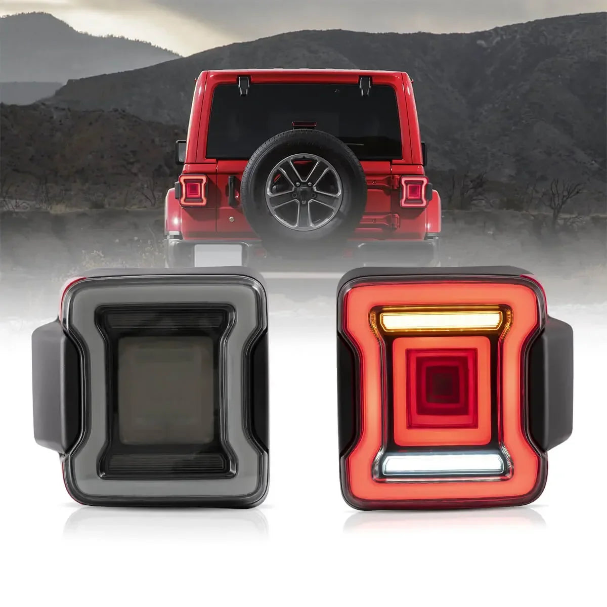 Vland LED Tail Light for 2018-2022 Jeep Wrangler 4th Gen (JL)