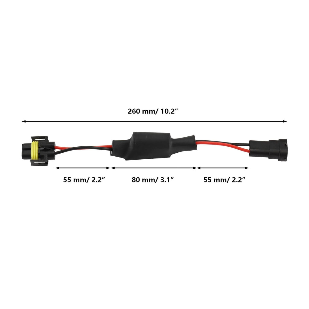 Auxbeam H11 C15-Model Decoder Enhanced LED DRL Fog Light Load Resistor