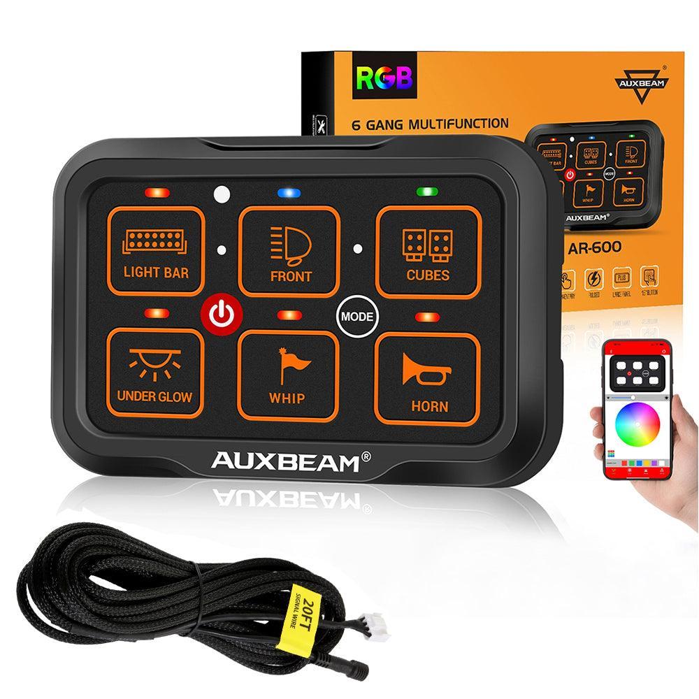 Auxbeam AR Series 6/8 Gang LED Switch Panel, Off Road Light Controller