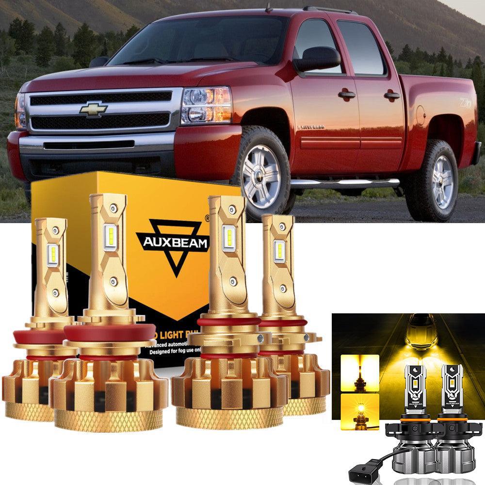 Auxbeam F-16 Plus Series LED High/Low Beam Bulb Bundle for 2007-2015 Chevrolet