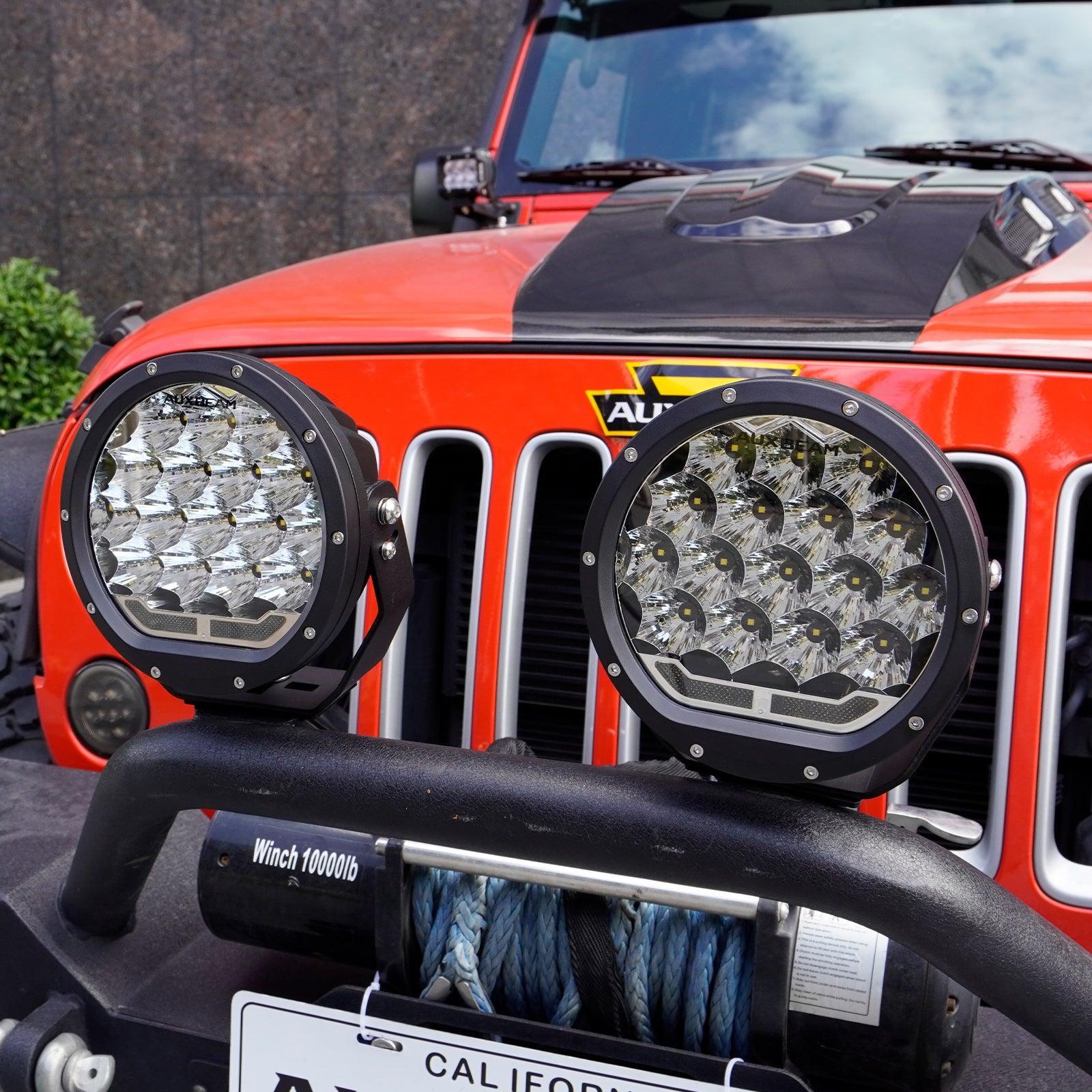 7 Inch 178W Round Off road light Spot Beam LED Driving Lights