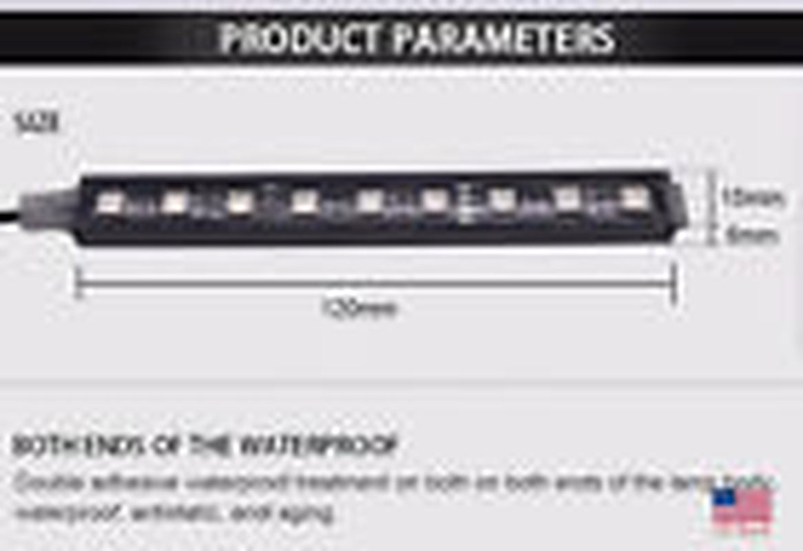 RGB LED CAR Interior Accessories Floor Decorative Atmosphere Strip Lamp Lights