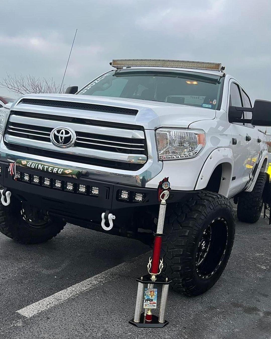 3 inch 6 Modes White & Amber LED Square Light Pod Working Lights with Wiring Harness for Toyota Tundra TRD 4x4 Off-Road