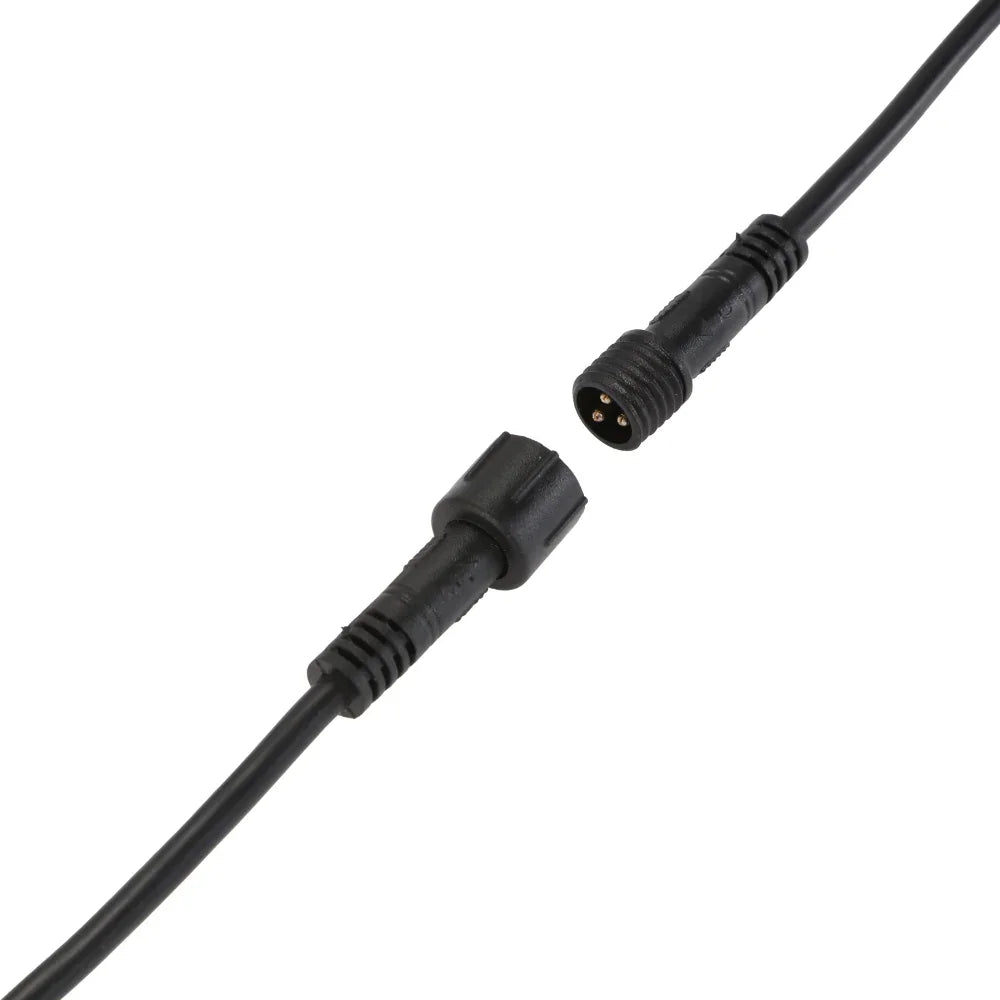 Auxbeam 2Pcs 1.2M Vibrant Series RGB Rock Light Extension Wire Cable