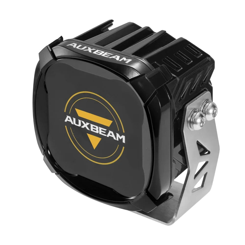 XP-ULTRA Series 4.5 Inch 128W 15200LM Spot Beam LED Pod Lights Off Road Lights with Amber DRL