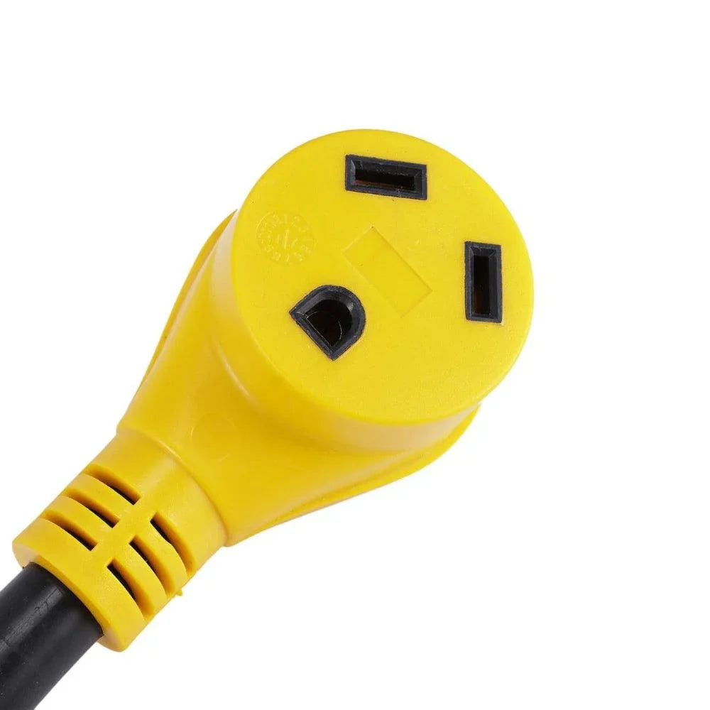 Auxbeam 50 Amp Male to 30 Amp Female Adapter RV Electrical Converter Cord Cable